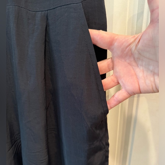NWT Lucky Brand Black Viscose Jumpsuit - Picture 2 of 8